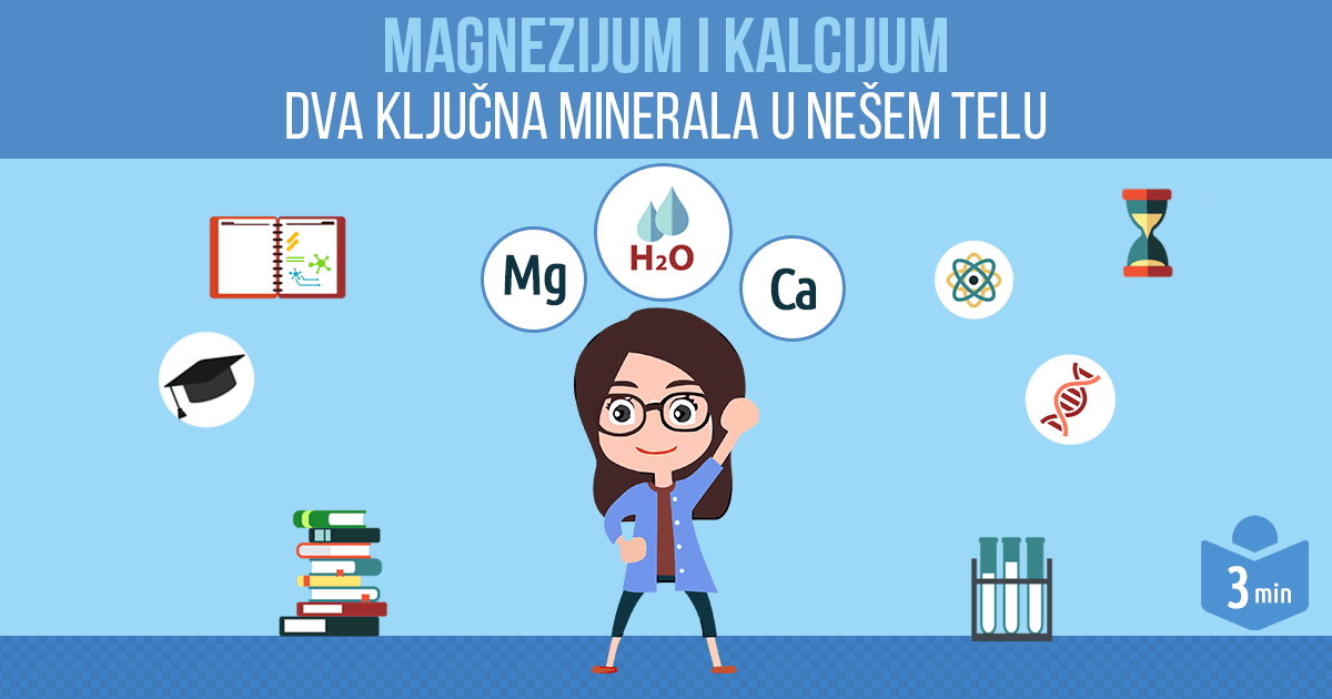 Magnezijum i kalcijum dva ključna minerala u našem telu