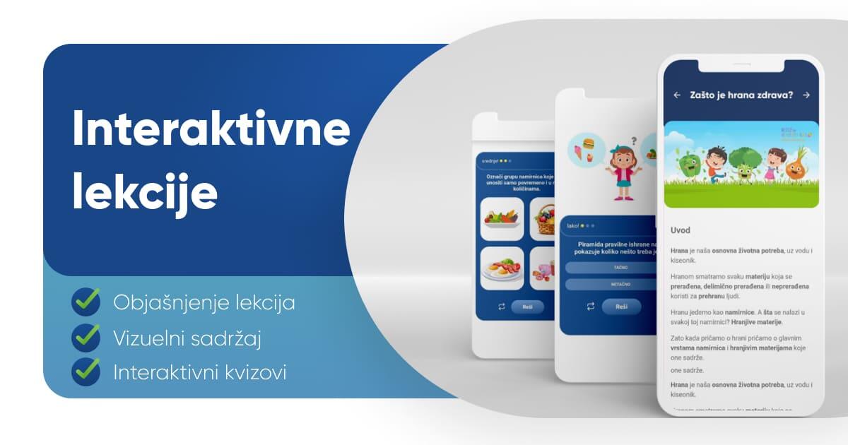 Interaktivne školske lekcije na edukativnoj internet platformi Shtreber.com slika