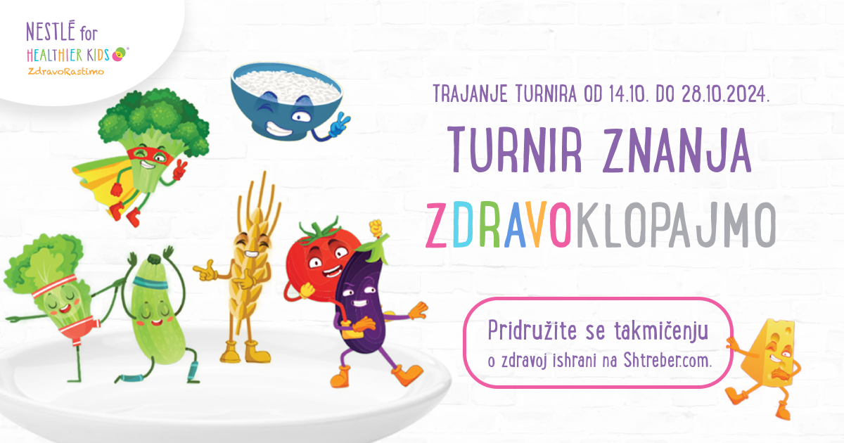 Zaigrajte na Turniru Znanja „ZdravoKlopajmo” i pokažite koliko vrede zdrave navike! slika