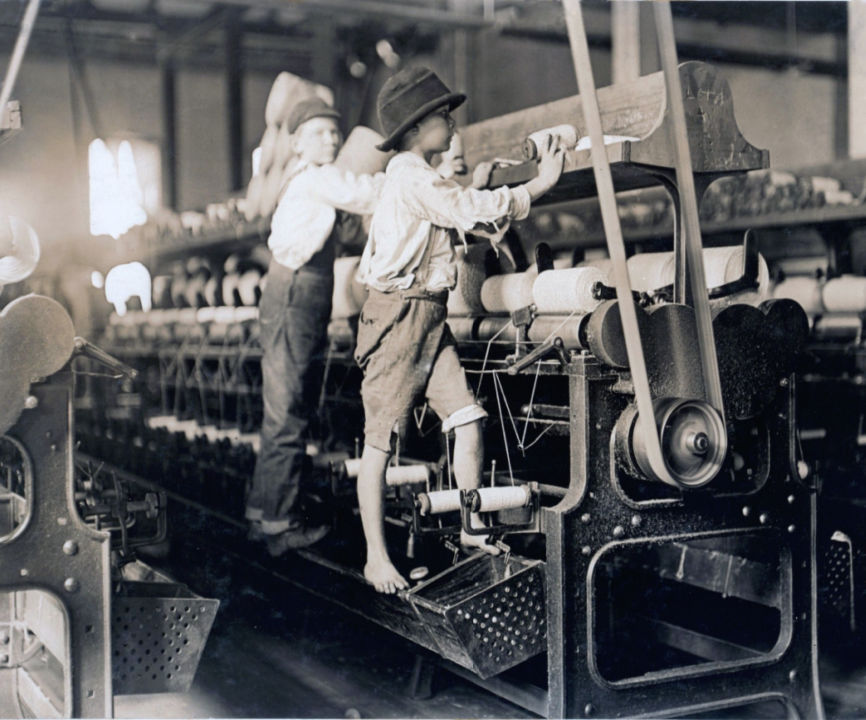Deca - radnic u fabricima