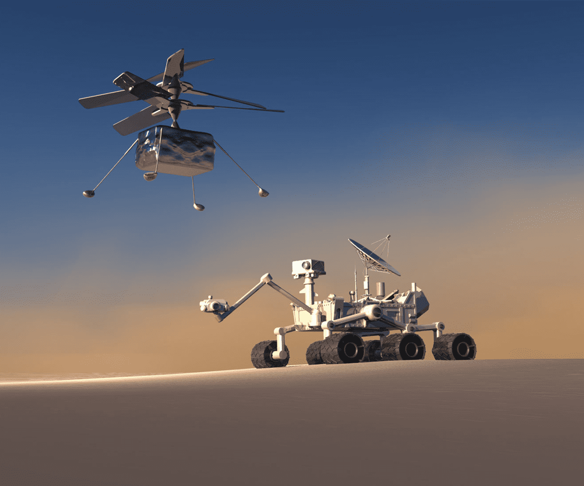 <p><strong>Rover Kjuriositi </strong>je najmodernije vozilo koje smo poslali na <strong>Mars</strong>. Konstruisano je da lako prevazilazi prepreke, kreće se pomoću solarne energije, a ima i <strong>leteći dron</strong> koji pomaže u istraživanju.</p>
<p>Njegova <strong>glavna misija</strong> je da otkrije da li je nekada bilo <strong>života na Marsu</strong> i da li je možda jo&scaron; uvek prisutan.</p>