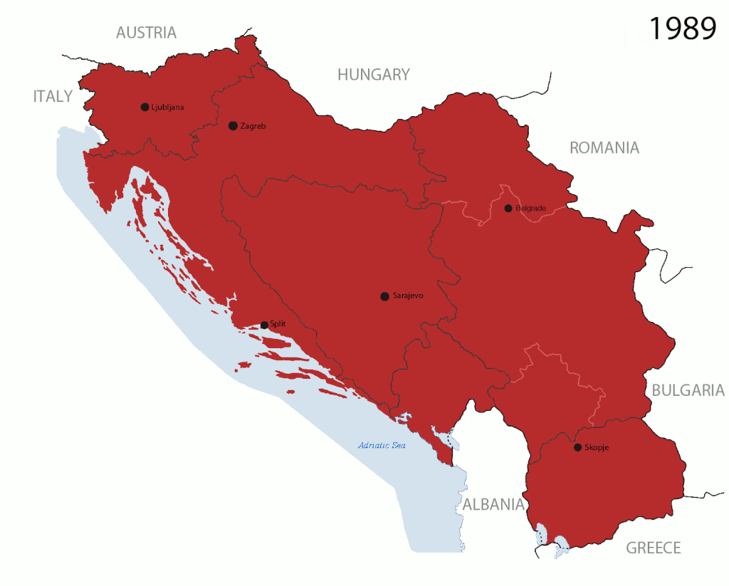 raspad jugoslavije