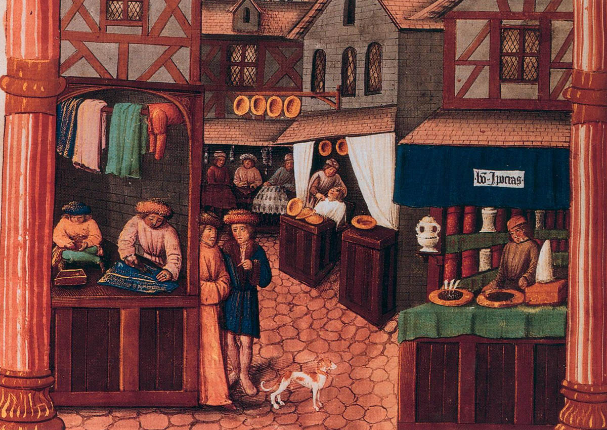 Medieval-shops