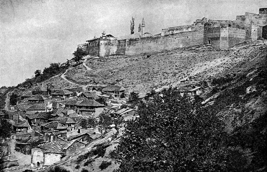 Srpski_srednjovekovni_(utvrdjeni)_grad_Prizren_(1889)