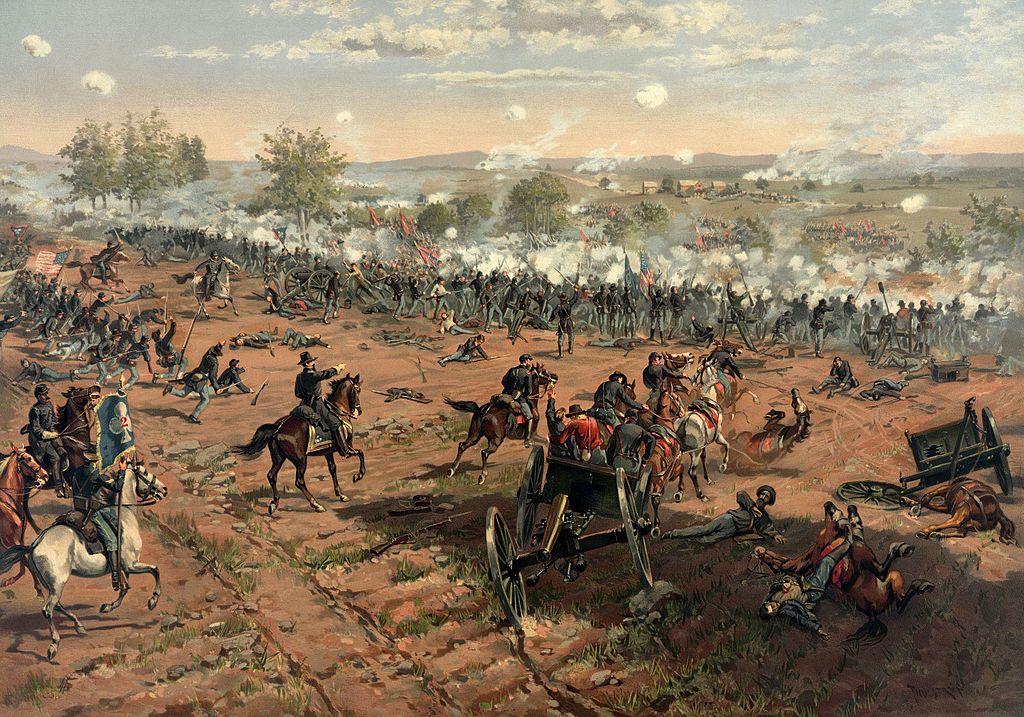 Thure_de_Thulstrup_-_L._Prang_and_Co._-_Battle_of_Gettysburg_-_Restoration_by_Adam_Cuerden_(cropped)