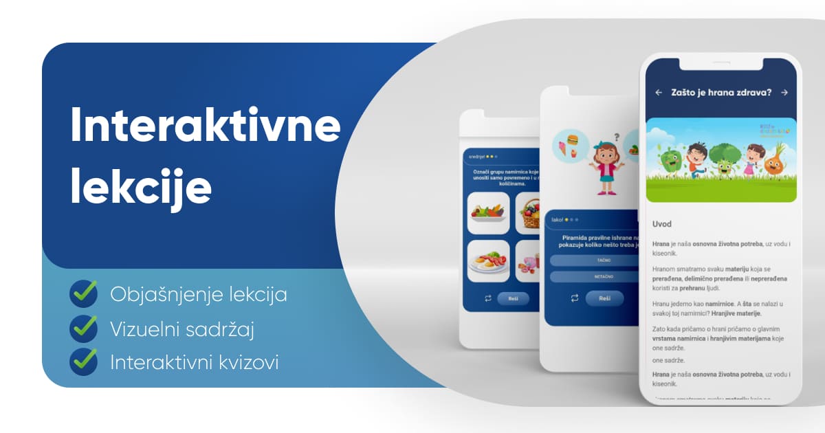 Interaktivne lekcije - naslovna