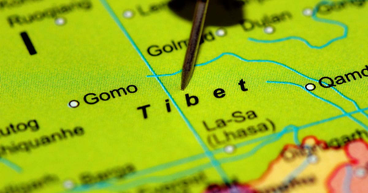 Tibet mapa (1)