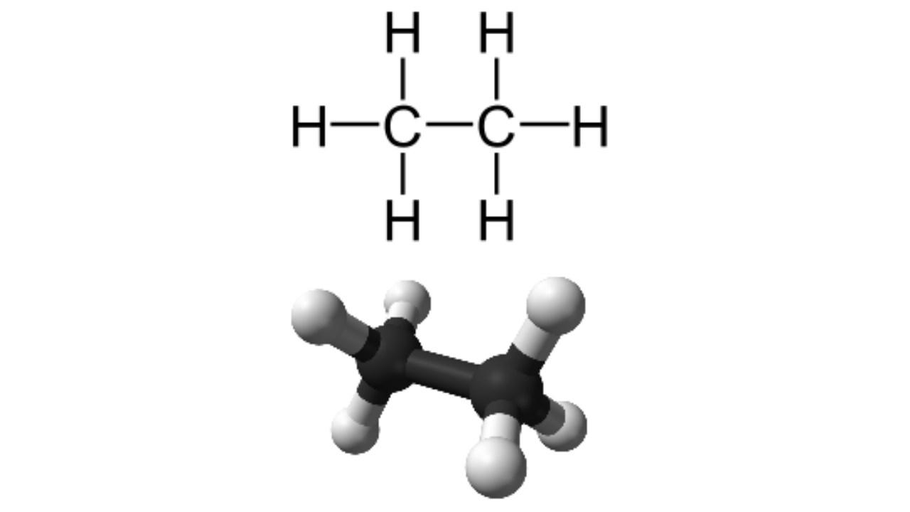 <p style="text-align: left;">Složeniji molekuli organskih jedinjenja sadrže <strong>dva i vi&scaron;e</strong> ugljenikovih atoma.</p>
<p style="text-align: left;">Kada ih je dva, mogu se povezati na samo jedan način -<strong> jednostrukom vezom</strong>.</p>